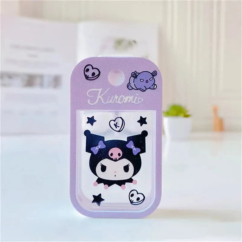 50ml Anime Hello Kitty Sanrio Perfume Spray Bottle Kuromi Cinnamoroll Travel Portable My Melody Cartoon Alcohol Press Bottled