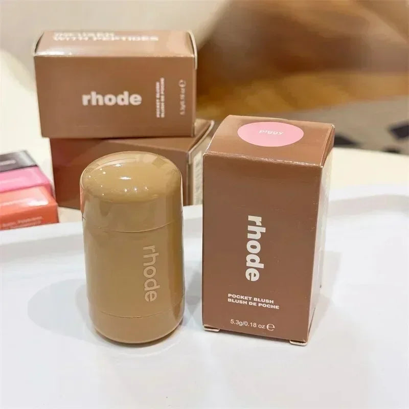Brand Summer Limit New Lemontini Raspberry Plum Lip Gloss Pocket Blush Stick Non-fading Waterproof Blusher Moisturizing Lipstick