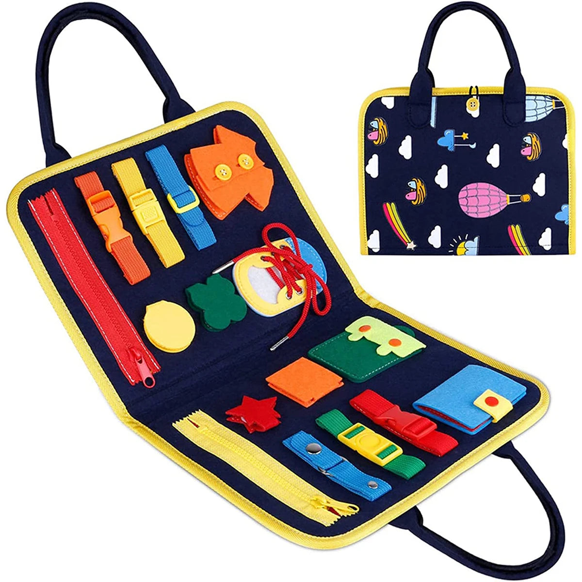 DIY tools--Early Education Learning Board Felt DIY Busy Board Dressing Board Educational Toys from Mainland China