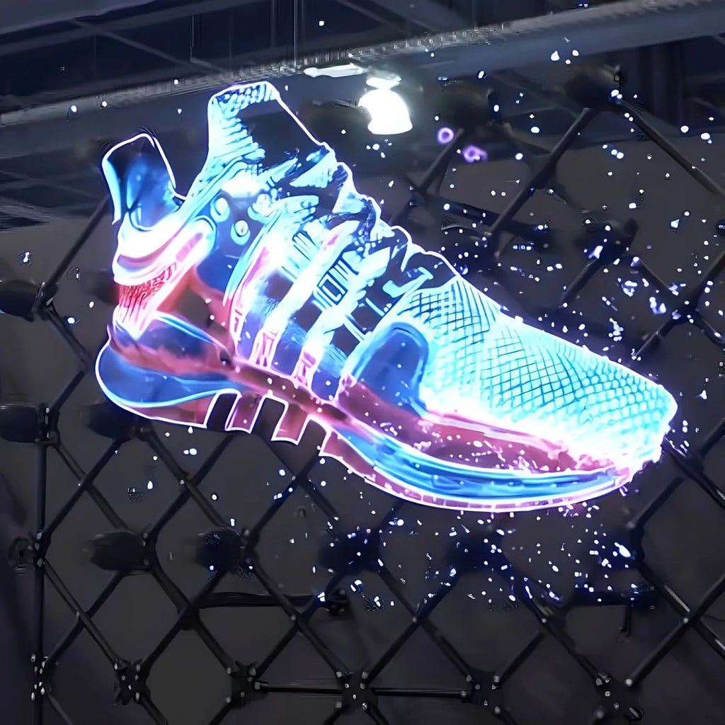 3D Holographic Projection Fan APP Application Controls Commercial Store 3D Advertising Projection Display Lights