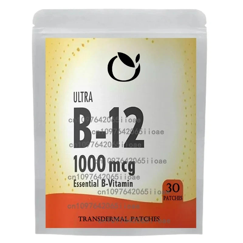 30 Patches Vitamin B12 Patches 1000 Mcg