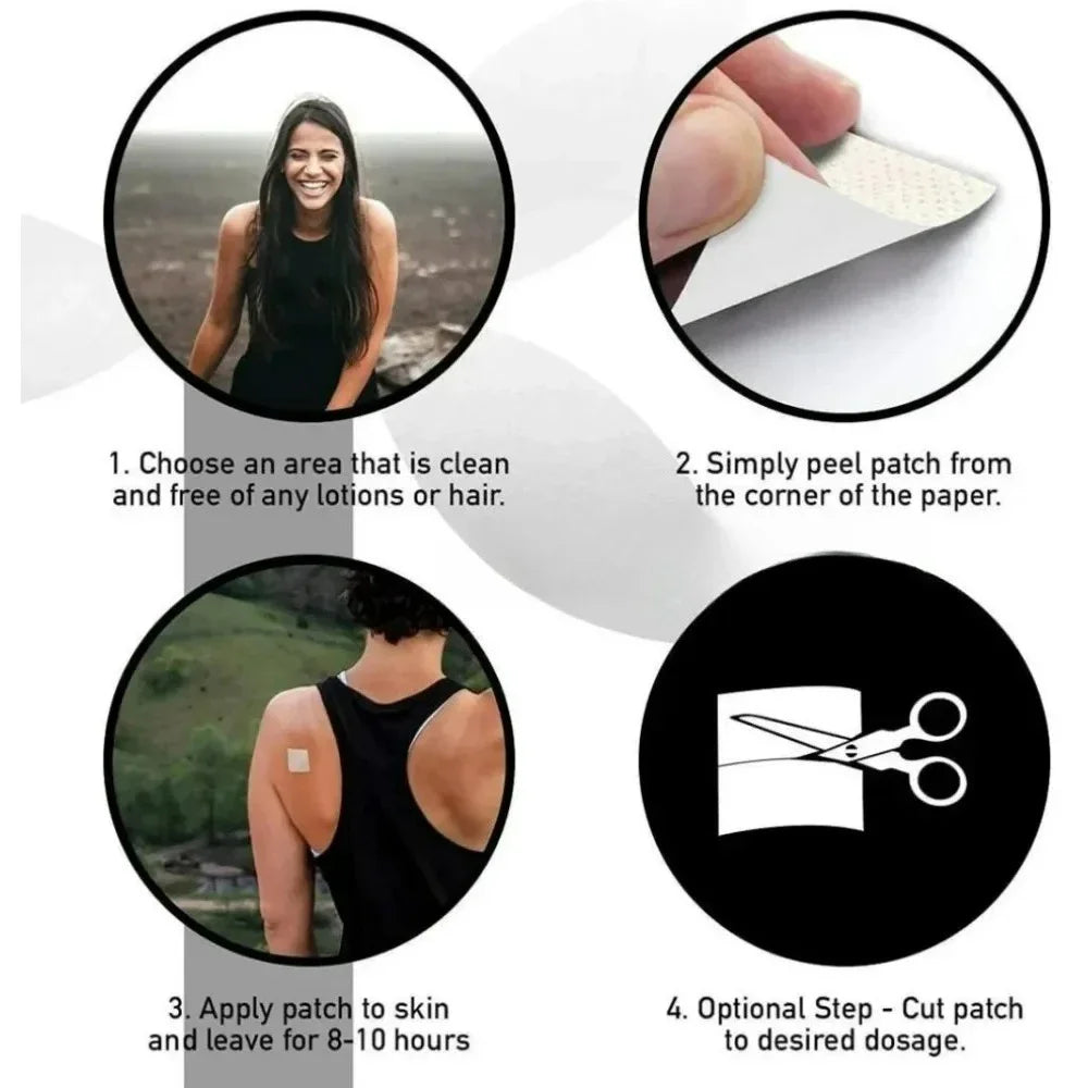 30 Patches Vitamin B12 Patches 1000 Mcg
