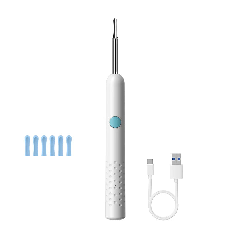4.2mm WiFi Ear Cleaner Camera for iOS/Android Phones with Ear Spoon Compartmen Endoscope Ear Picker Mini Camera Ear Cleaning Set