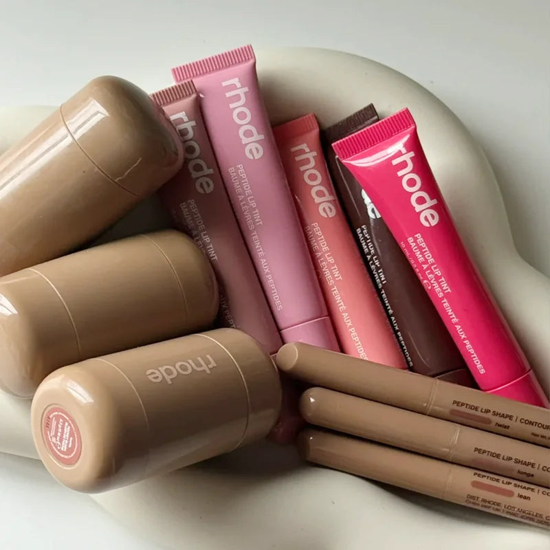 Brand Summer Limit New Lemontini Raspberry Plum Lip Gloss Pocket Blush Stick Non-fading Waterproof Blusher Moisturizing Lipstick