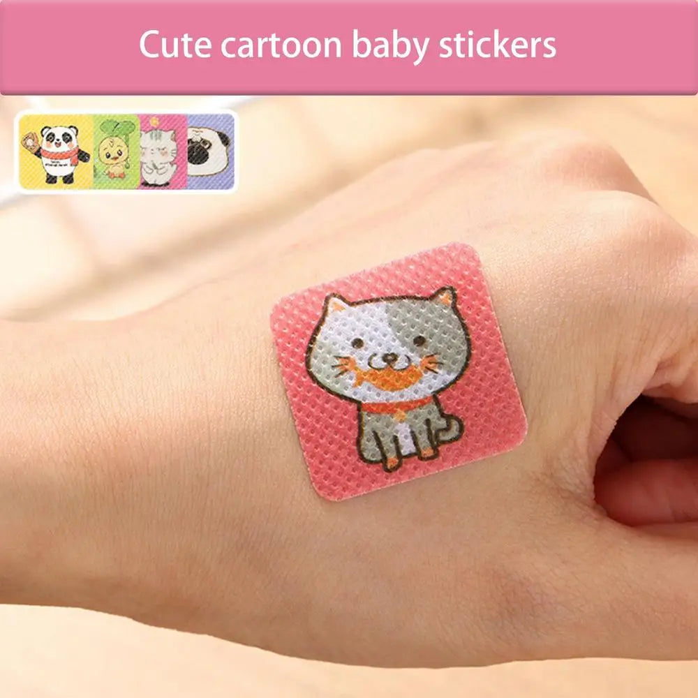 Natural Anti-Bite Patches 240x Natural Long-Lasting Protection Anti Bite Cartoon Stickers Safe Skin Care Itch Relief Patch For
