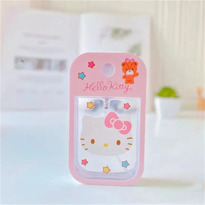 50ml Anime Hello Kitty Sanrio Perfume Spray Bottle Kuromi Cinnamoroll Travel Portable My Melody Cartoon Alcohol Press Bottled