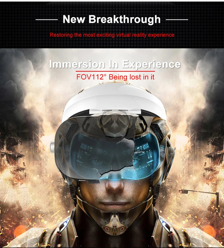 Virtual Reality 3D VR Glasses Headset Phone Viar Device Helmet Lenses Goggles Smart Smartphone Headphone Mobile Game Cell Viewer