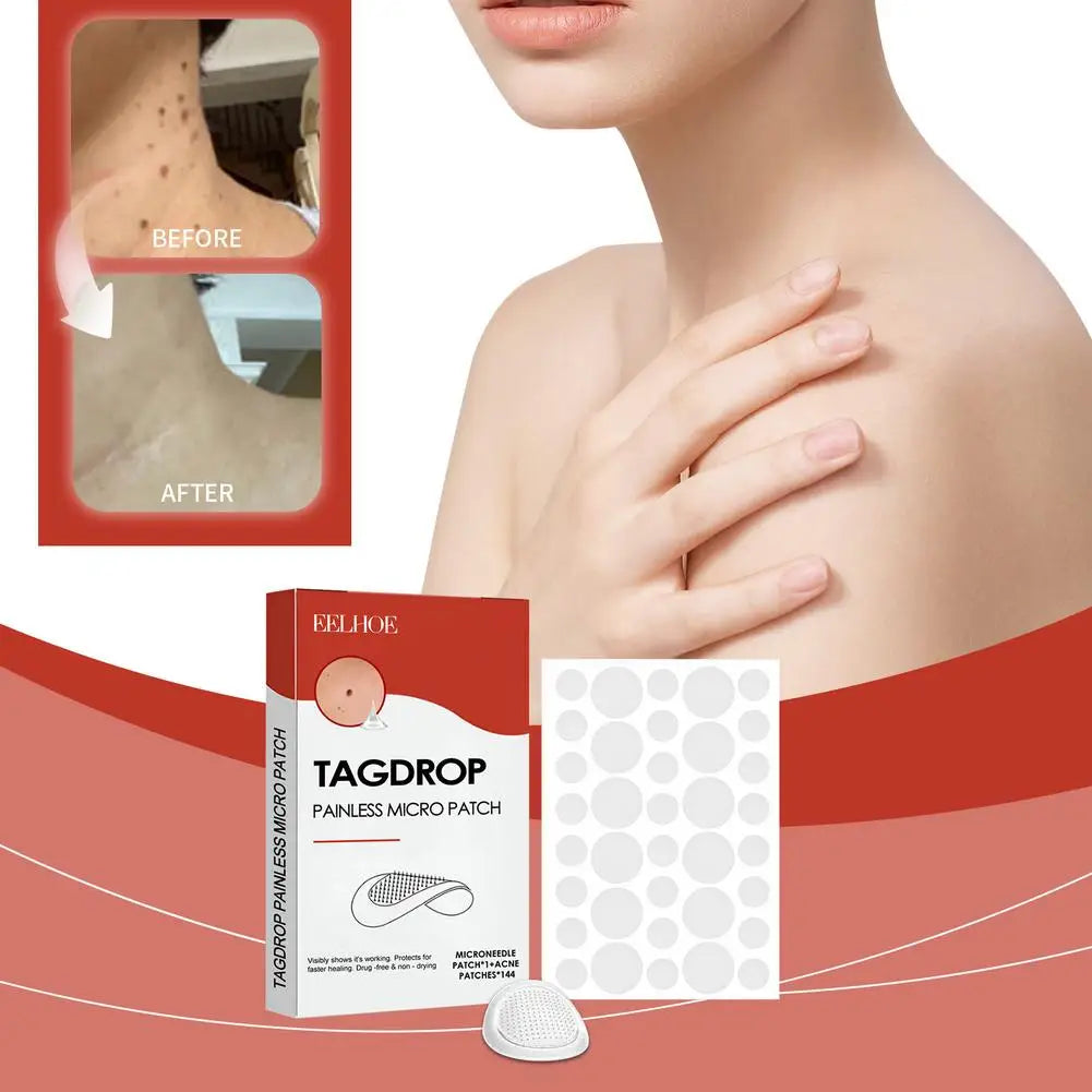 144PCs Face Patches For Pimples Microneedles Drying Patch Blemish Covering Stickers Invisible Spot Care Beauty Face Care Tool