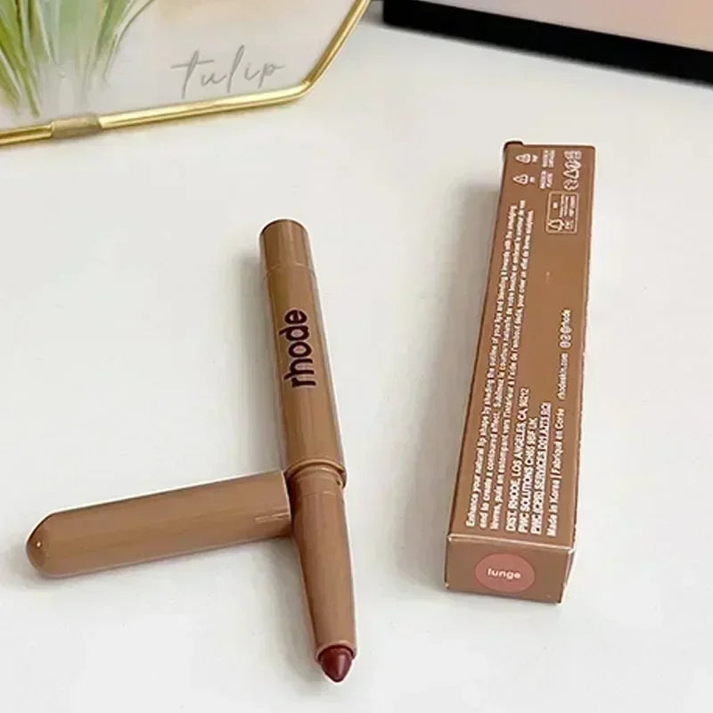 Brand Summer Limit New Lemontini Raspberry Plum Lip Gloss Pocket Blush Stick Non-fading Waterproof Blusher Moisturizing Lipstick