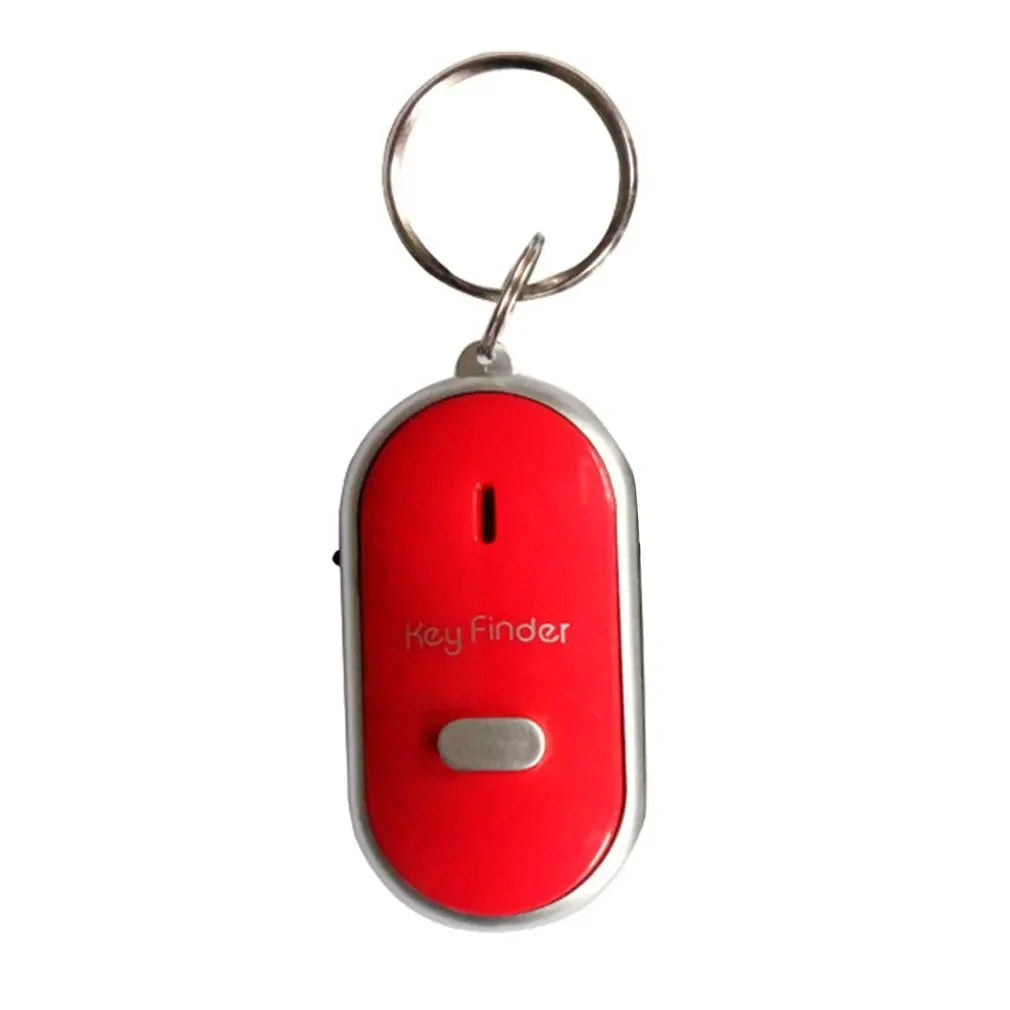 Smart Anti-Lost Key Locator Finder Tracker LED Whistle Key Finder Flashing Beeping Sound Alarm With Keychain Whistle