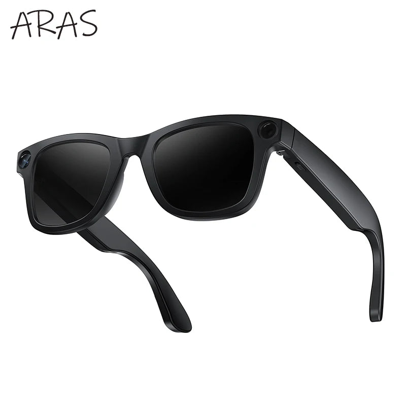 AI Smart Camera Video Recorder Sunglasses Men Women 2025 Translator Headphones Sun Glasses Waterproof Anti Blue Light Eyewear