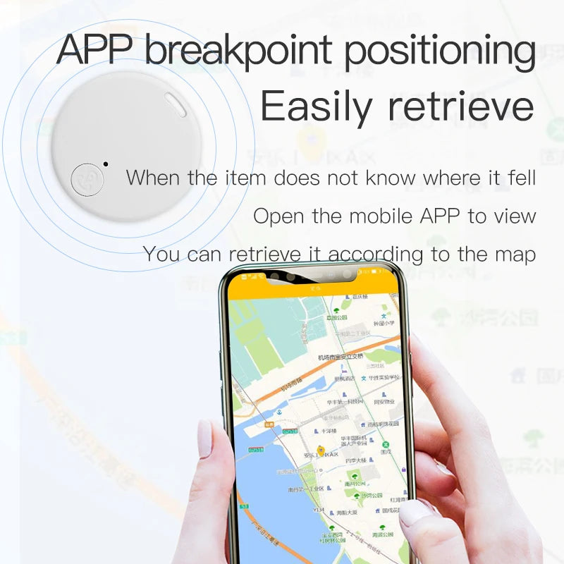 New Mini GPS Tracker Bluetooth 5.0 Anti-Lost GPS Device Car Tracking IOS Android Smart Finder Locator Accessory 2025