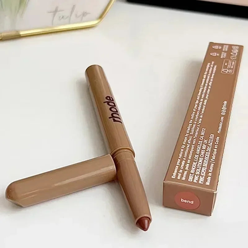 Brand Summer Limit New Lemontini Raspberry Plum Lip Gloss Pocket Blush Stick Non-fading Waterproof Blusher Moisturizing Lipstick