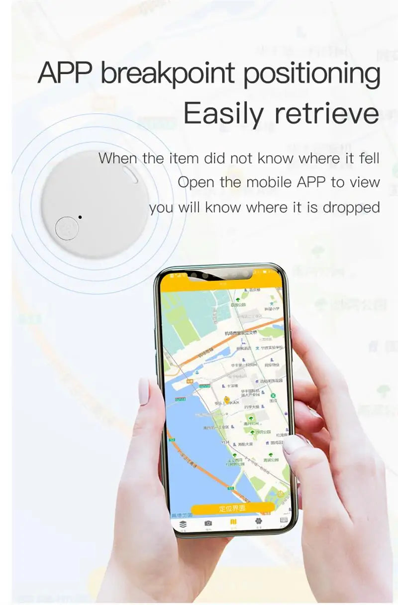 New Mini GPS Tracker Bluetooth 5.0 Anti-Lost GPS Device Car Tracking IOS Android Smart Finder Locator Accessory 2025
