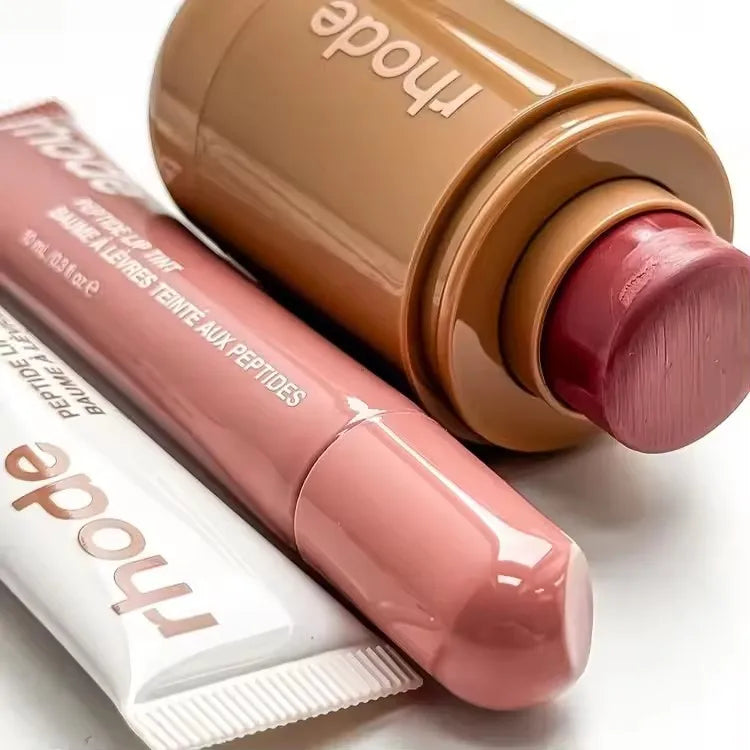 Brand Summer Limit New Lemontini Raspberry Plum Lip Gloss Pocket Blush Stick Non-fading Waterproof Blusher Moisturizing Lipstick