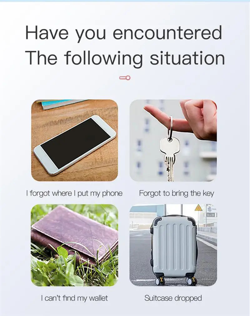 New Mini GPS Tracker Bluetooth 5.0 Anti-Lost GPS Device Car Tracking IOS Android Smart Finder Locator Accessory 2025