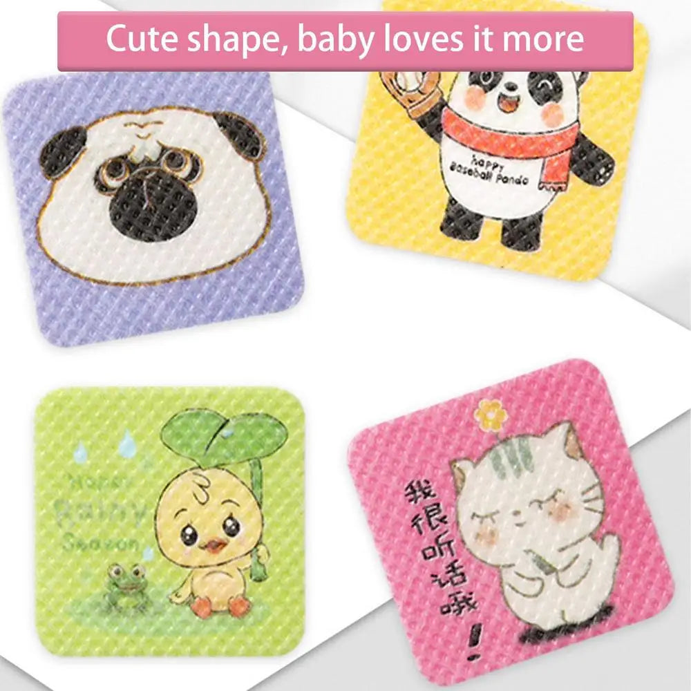 Natural Anti-Bite Patches 240x Natural Long-Lasting Protection Anti Bite Cartoon Stickers Safe Skin Care Itch Relief Patch For