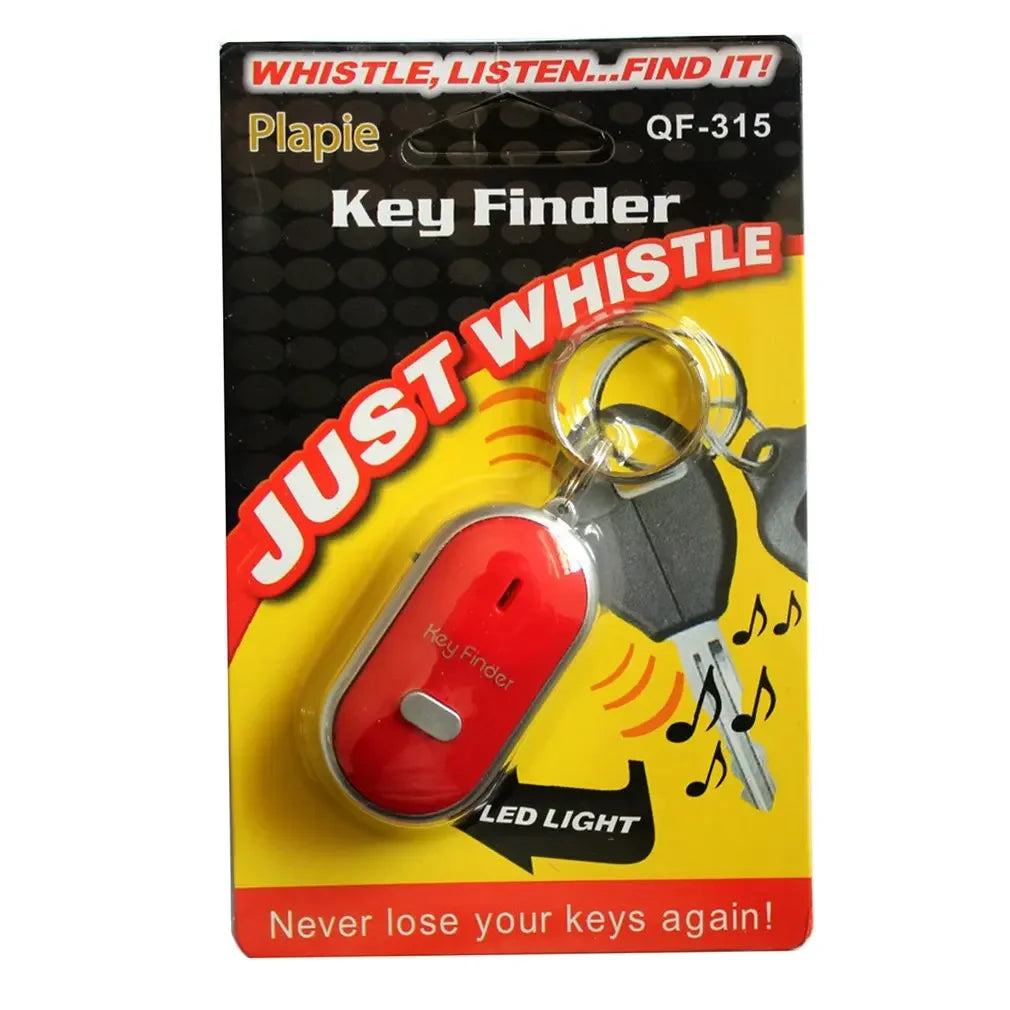Smart Anti-Lost Key Locator Finder Tracker LED Whistle Key Finder Flashing Beeping Sound Alarm With Keychain Whistle