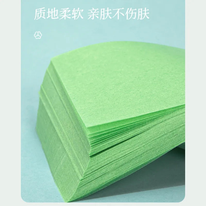 100 Pieces Fragrance Facial Oil-absorbing Paper for T-zone Oil Control
