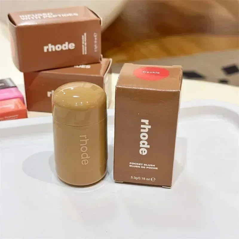 Brand Summer Limit New Lemontini Raspberry Plum Lip Gloss Pocket Blush Stick Non-fading Waterproof Blusher Moisturizing Lipstick