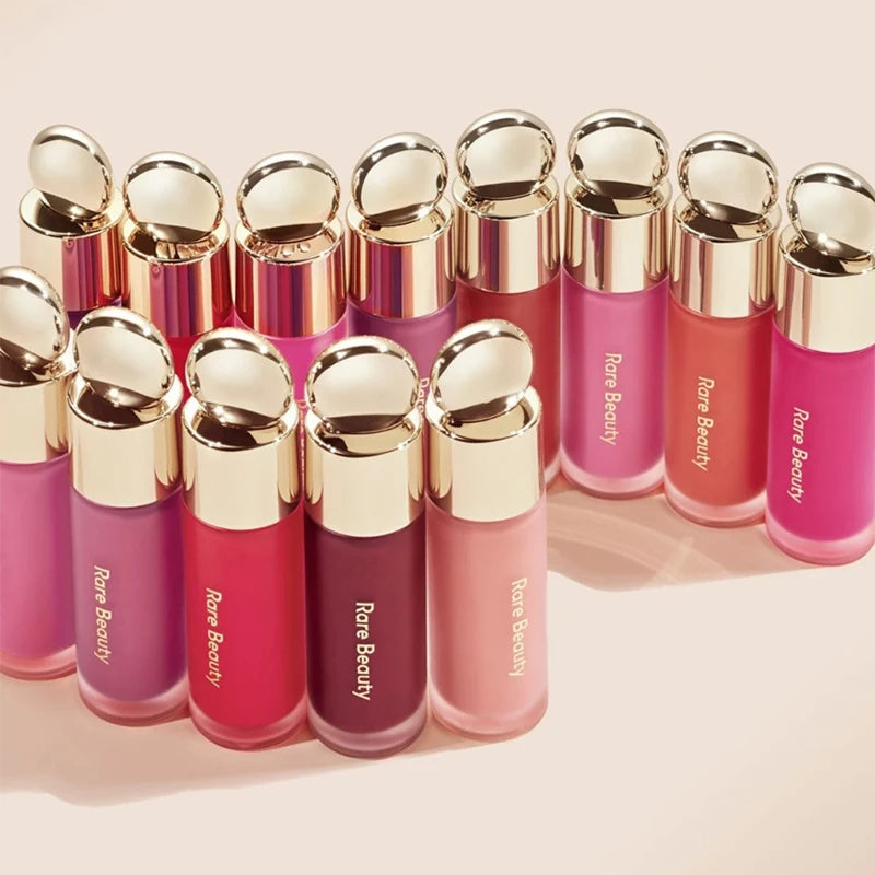 Rare Beauty Lipstick Blush Cream Eyes Liquid Blush Waterproof Mositure Liquid blusher Plump Makeup Face Contour Shadow Blusher