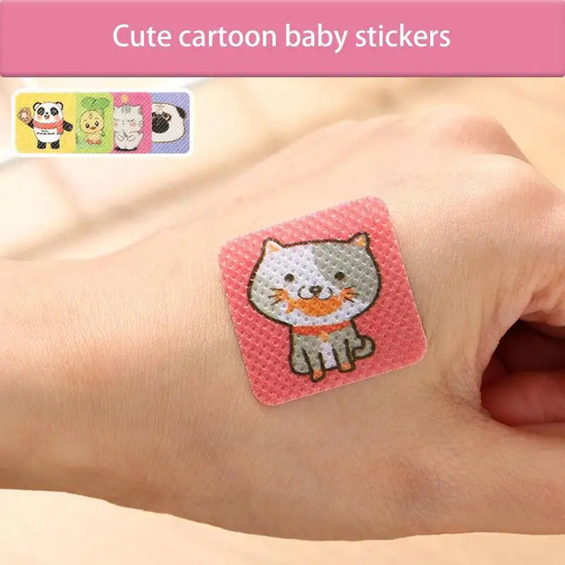 Natural Anti-Bite Patches 240x Natural Long-Lasting Protection Anti Bite Cartoon Stickers Safe Skin Care Itch Relief Patch For