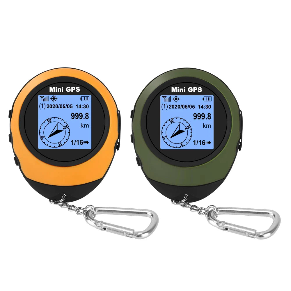 High-Precision Satellite Mini Handheld GPS Coordinates Compass Altitude Locator Navigator Outdoor Sports Travel Hiking Tracking