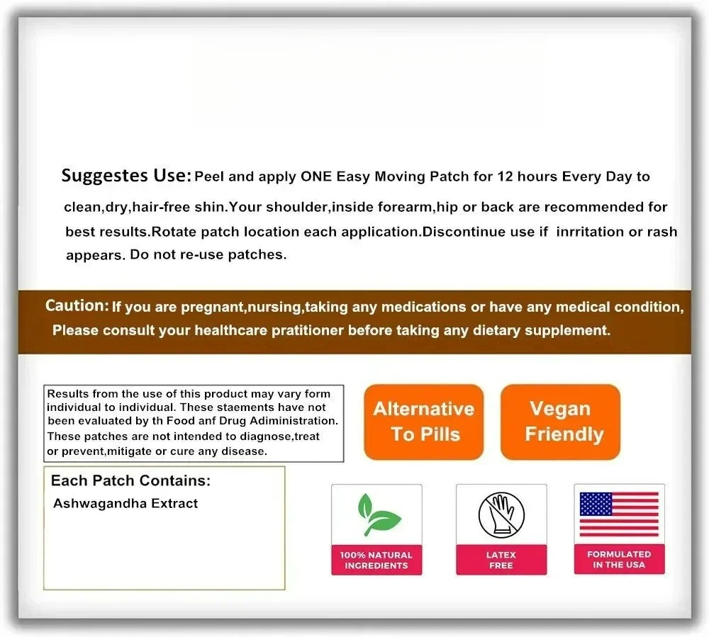 30 Patches Vitamin B12 Patches 1000 Mcg