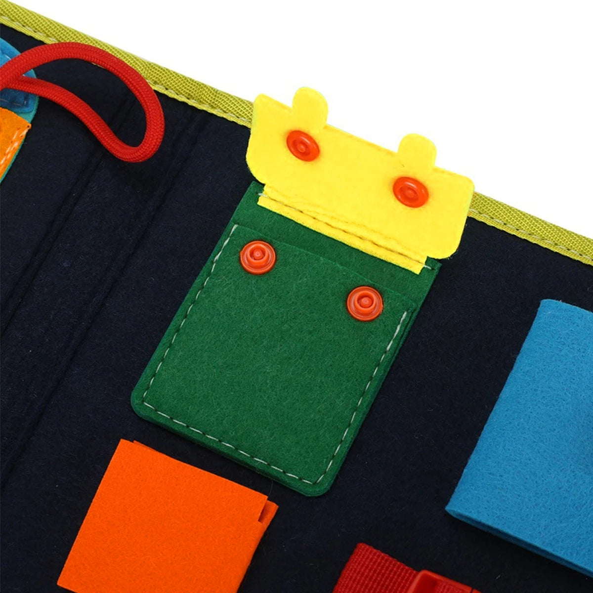 DIY tools--Early Education Learning Board Felt DIY Busy Board Dressing Board Educational Toys from Mainland China