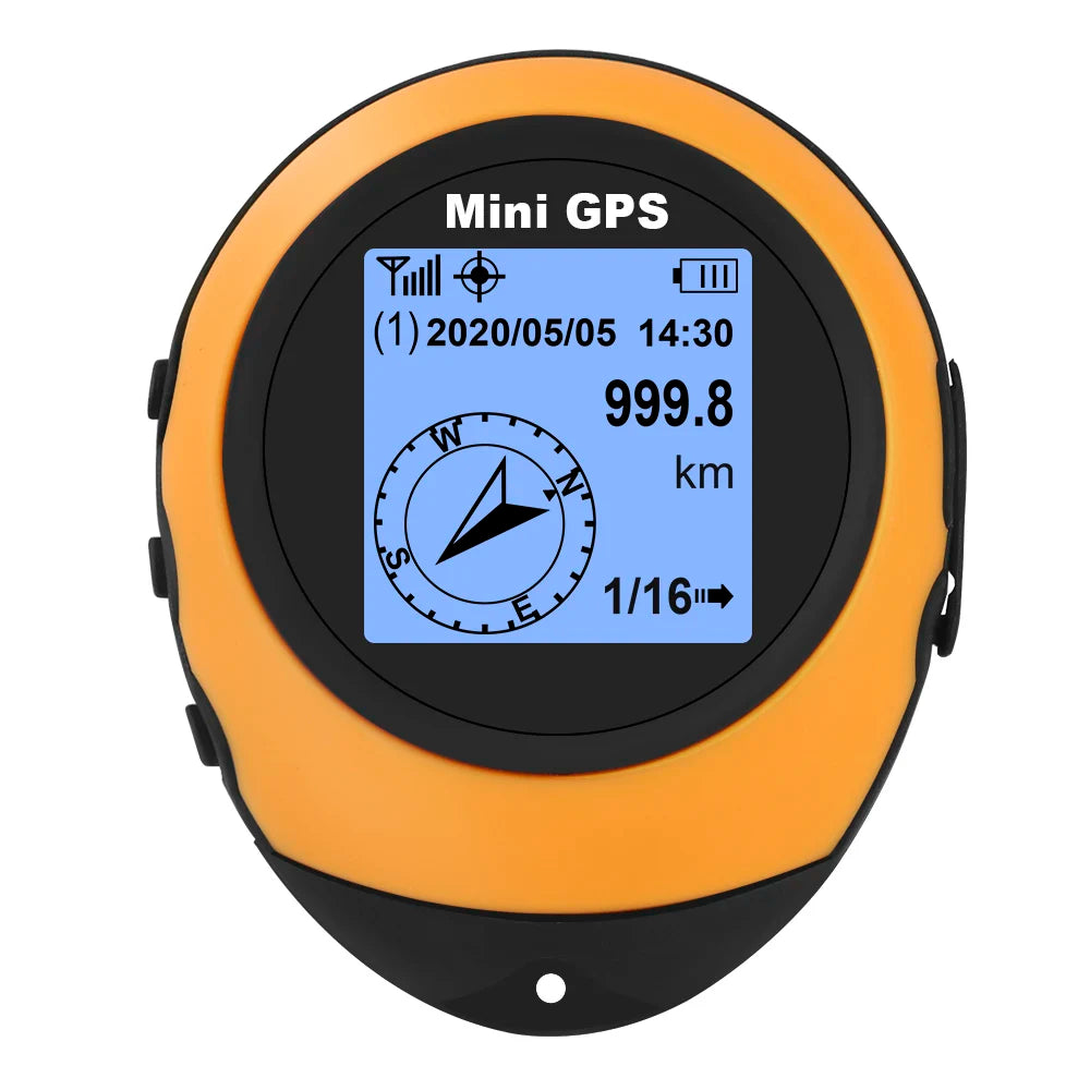 High-Precision Satellite Mini Handheld GPS Coordinates Compass Altitude Locator Navigator Outdoor Sports Travel Hiking Tracking