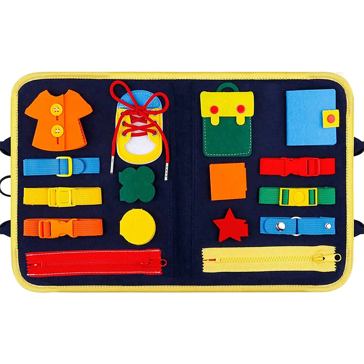 DIY tools--Early Education Learning Board Felt DIY Busy Board Dressing Board Educational Toys from Mainland China