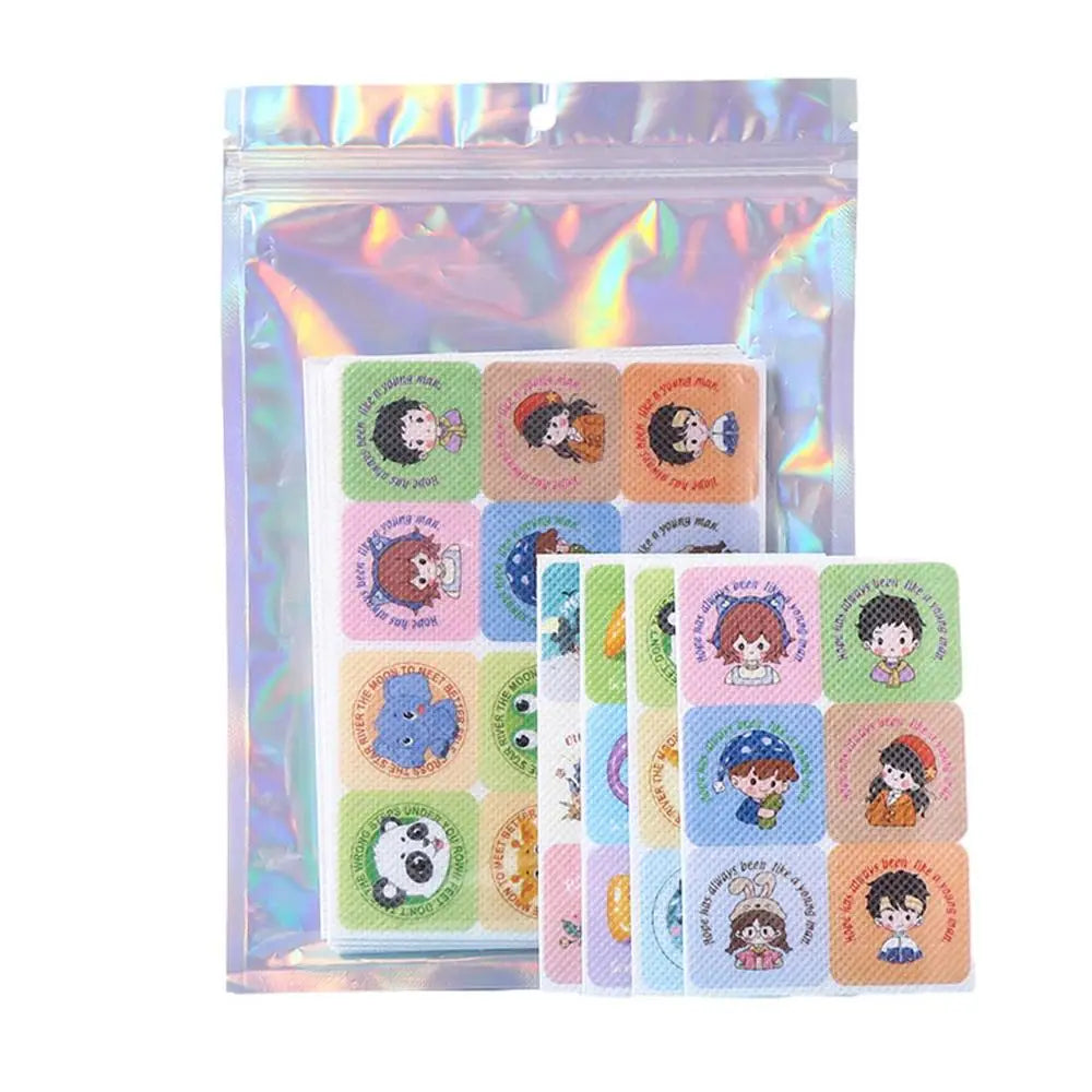 Natural Anti-Bite Patches 240x Natural Long-Lasting Protection Anti Bite Cartoon Stickers Safe Skin Care Itch Relief Patch For