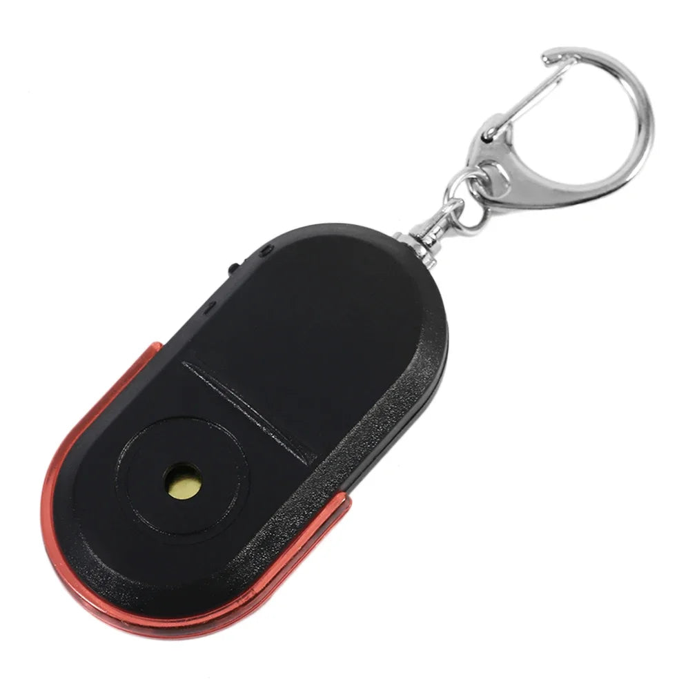Smart Anti-Lost Key Locator Finder Tracker LED Whistle Key Finder Flashing Beeping Sound Alarm With Keychain Whistle